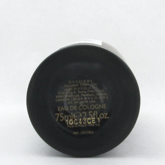 Bvlgari Eau Parfumee Au The Noir Eau de Cologne Spray 75 ml./ 2.5 oz. LOWFILL Bottle NO BOX
