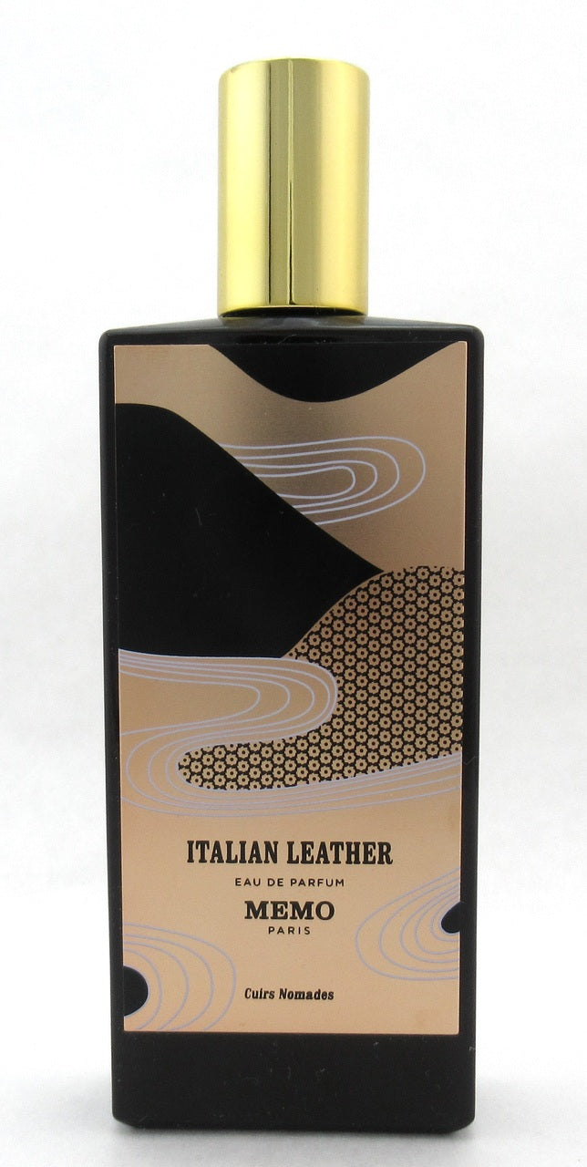 ITALIAN Leather Perfume by Memo Paris 2.53 oz. Eau de Parfum Spray NO BOX