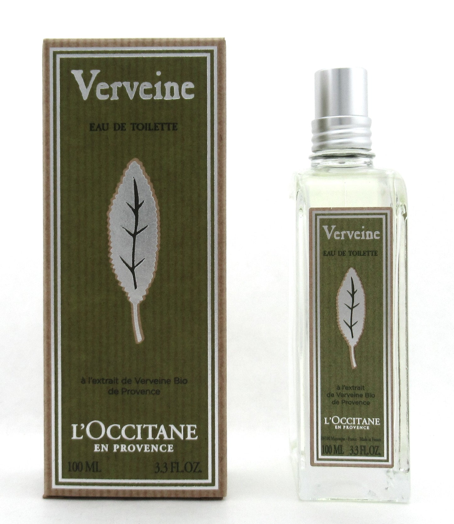 L'OCCITANE Verbena Eau de Toilette Spray 100 ml./ 3.3 oz. NEW In Box
