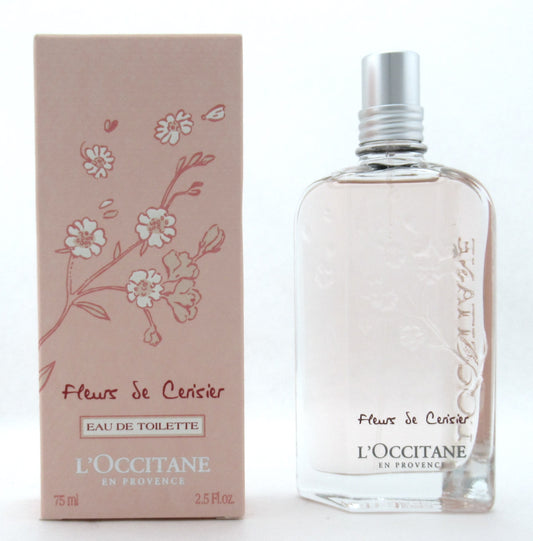 L'OCCITANE Cherry Blossom Eau de Toilette Spray Women 75 ml./ 2.5 oz. NEW In Box