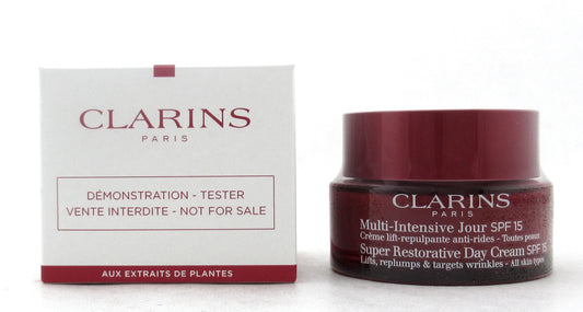 Clarins Multi Intensive Super Restorative Day Cream SPF 15 All Skin Types 1.7 oz. New Tester