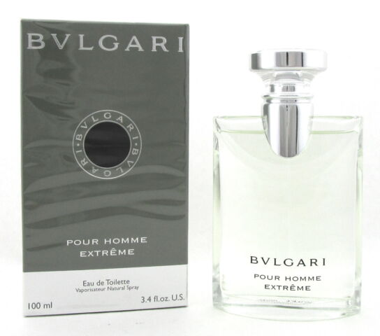 Bvlgari Pour Homme EXTREME Cologne 3.4 oz. Eau de Toilette Spray for Men New Box