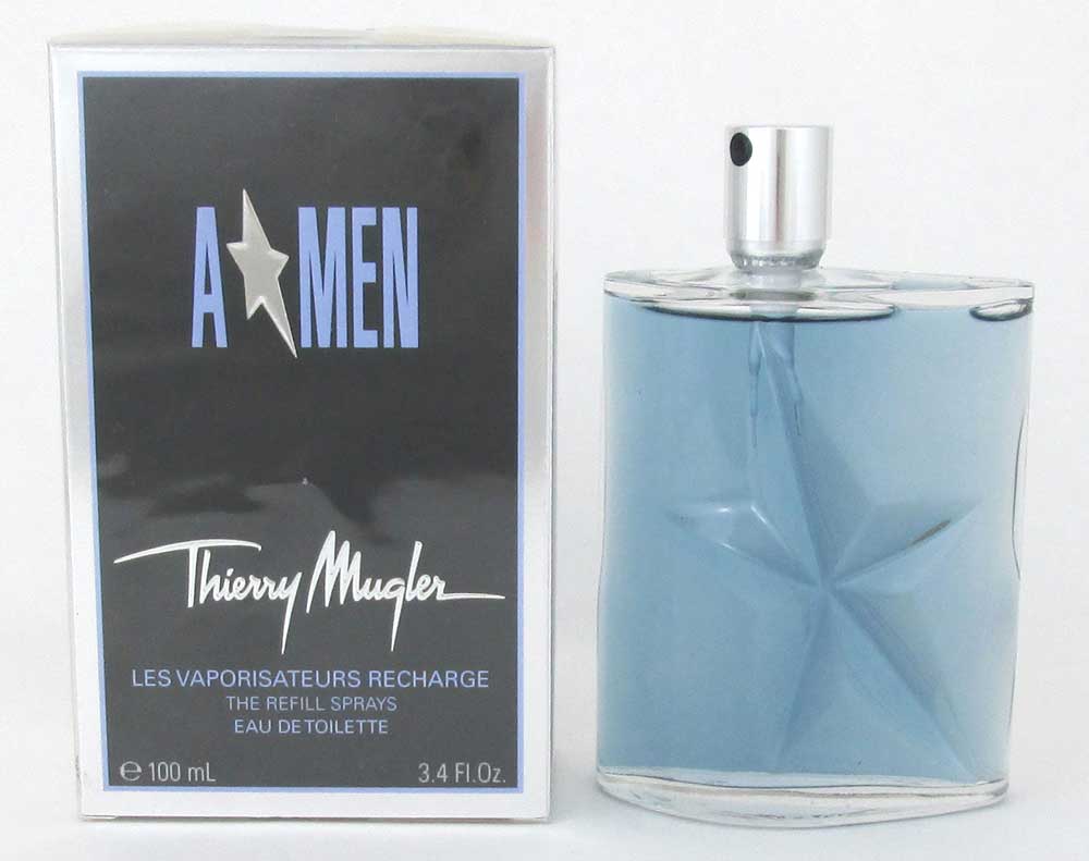 Angel by Thierry Mugler Eau De Toilette Spray Refill for Men 3.4oz.NIB