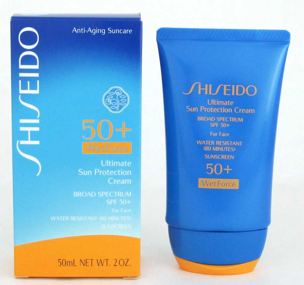 Shiseido Ultimate Sun Protection Cream SPF 50+Wet Force Face 50ml/2oz