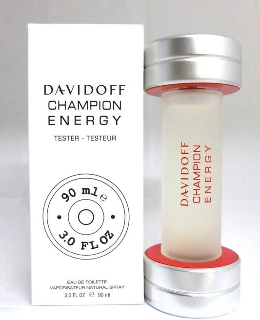 Champion Energy by Davidoff for Men Eau De Toilette Spray 3 oz.*Tester