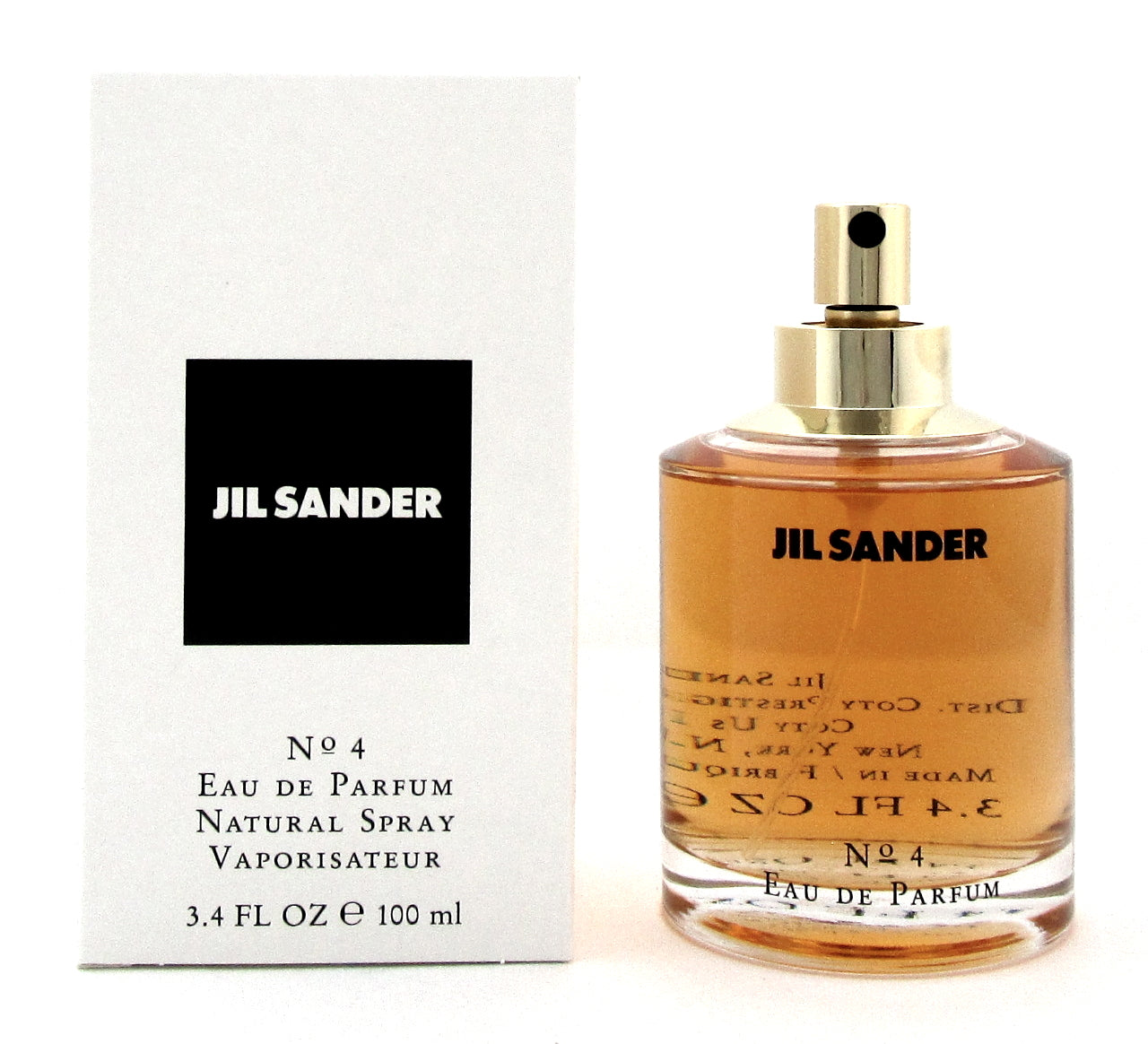 Jil Sander No.4 Perfume by Jil Sander 3.4 oz EDP Spray for Women. New Tester NO Cap