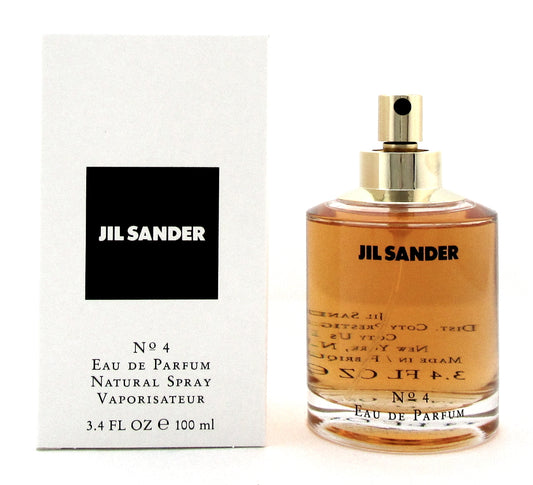 Jil Sander No.4 Perfume by Jil Sander 3.4 oz EDP Spray for Women. New Tester NO Cap