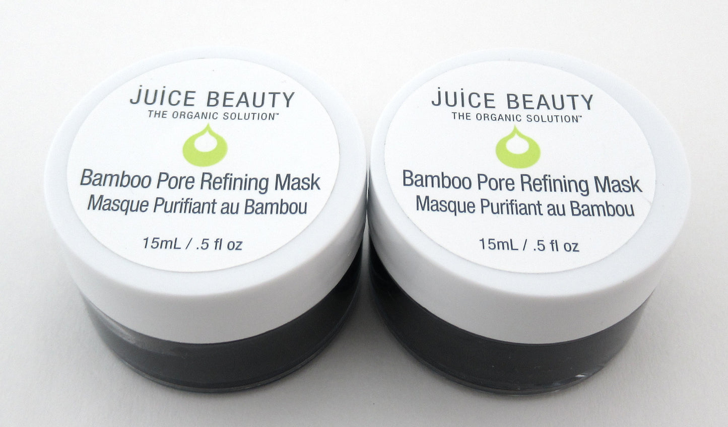 Juice Beauty Bamboo Pore Refining Mask 15 ml./0.5 oz. Lot of 2 Travel Size New