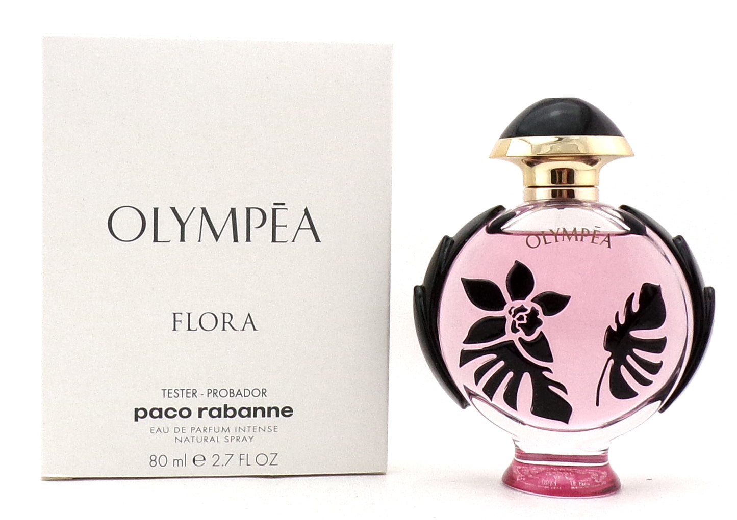 Paco Rabanne Olympea FLORA 2.7 oz. Eau de Parfum Intense Spray for Women. New Tester w/Cap