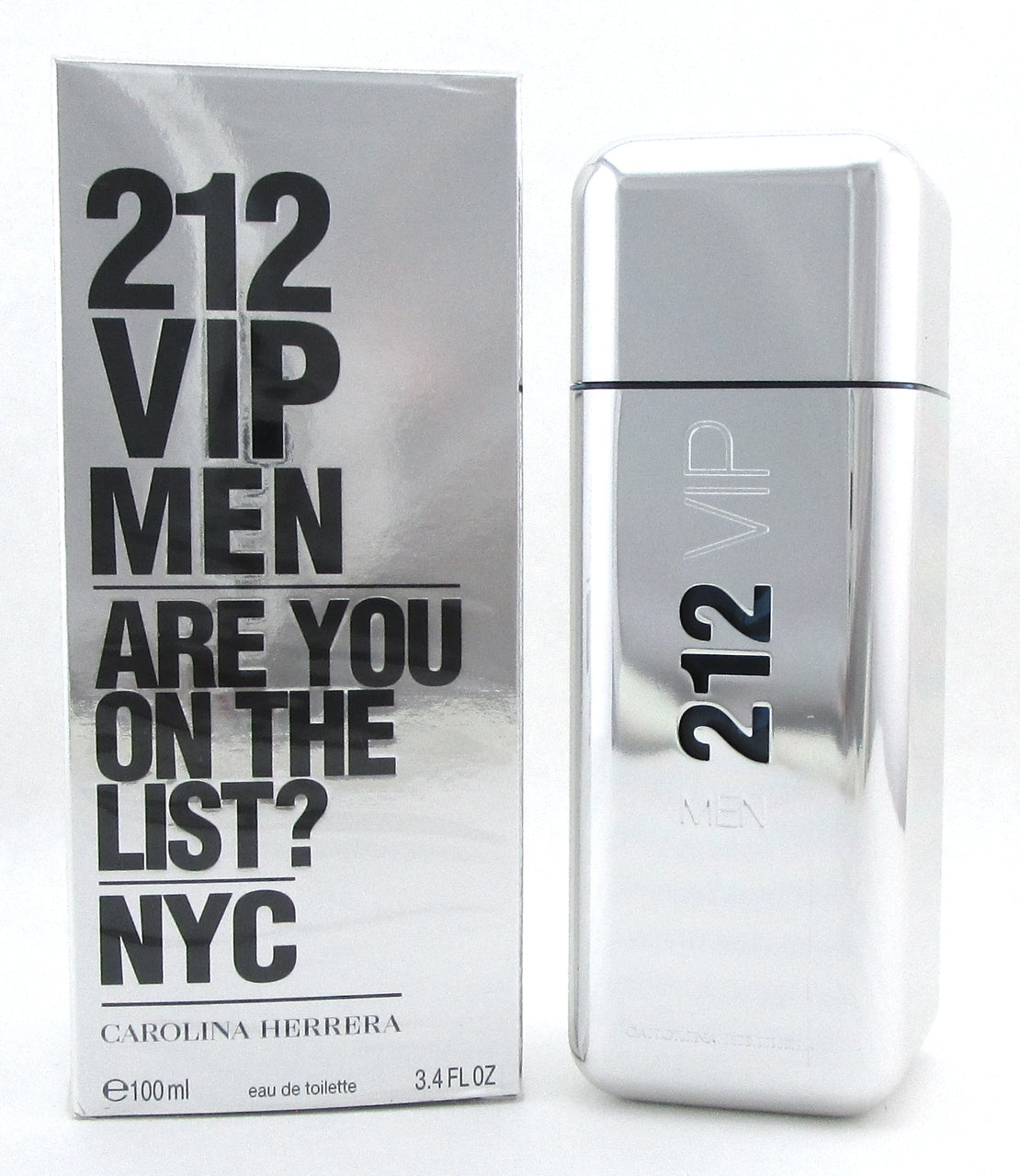 212 VIP MEN by Carolina Herrera 3.4 oz EDT Spray. Brand new. Damaged Box