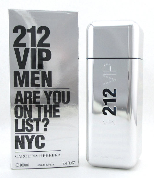 212 VIP MEN by Carolina Herrera 3.4 oz EDT Spray. Brand new. Damaged Box