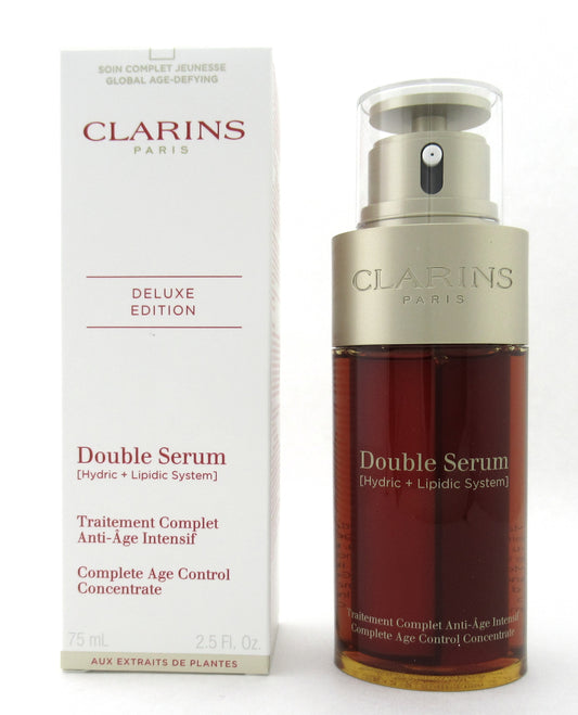 Clarins Double Serum Complete Age Control Concentrate 75 ml./ 2.5 oz. New in Box