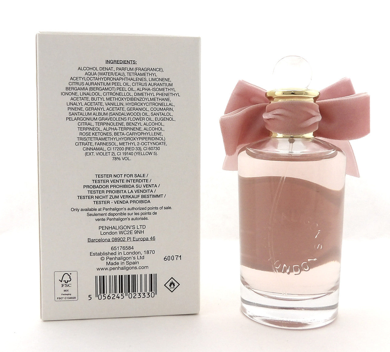 THE FAVOURITE by Penhaligon's 3.4 oz. Eau de Parfum Spray for Women. New Tester w/Cap