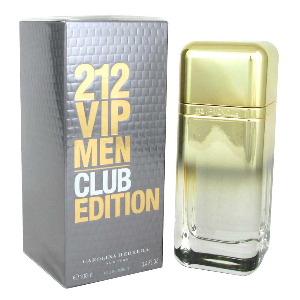 212 VIP Men Club Edition by Carolina Herrera EDT Spray 3.4oz./ 100ml.