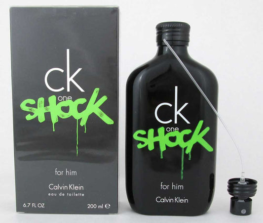 CK One Shock For Him by Calvin Klein Eau De Toilette Spray 6.7 oz.