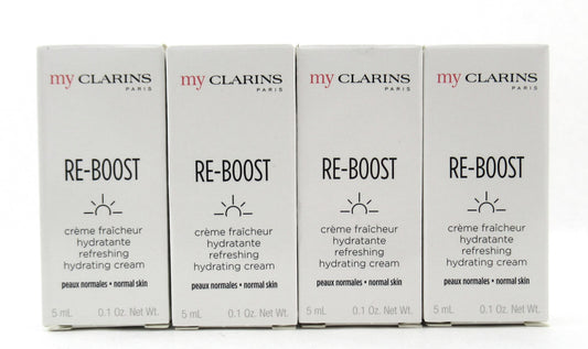 Clarins My Clarins Re-Boost Refreshing Hydrating Cream Sample 5 ml. Lot of 4 New