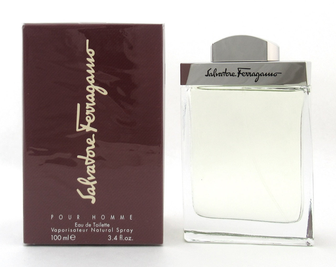 Salvatore Ferragamo Pour Homme 3.4 oz. EDT Spray for Men. New in Box