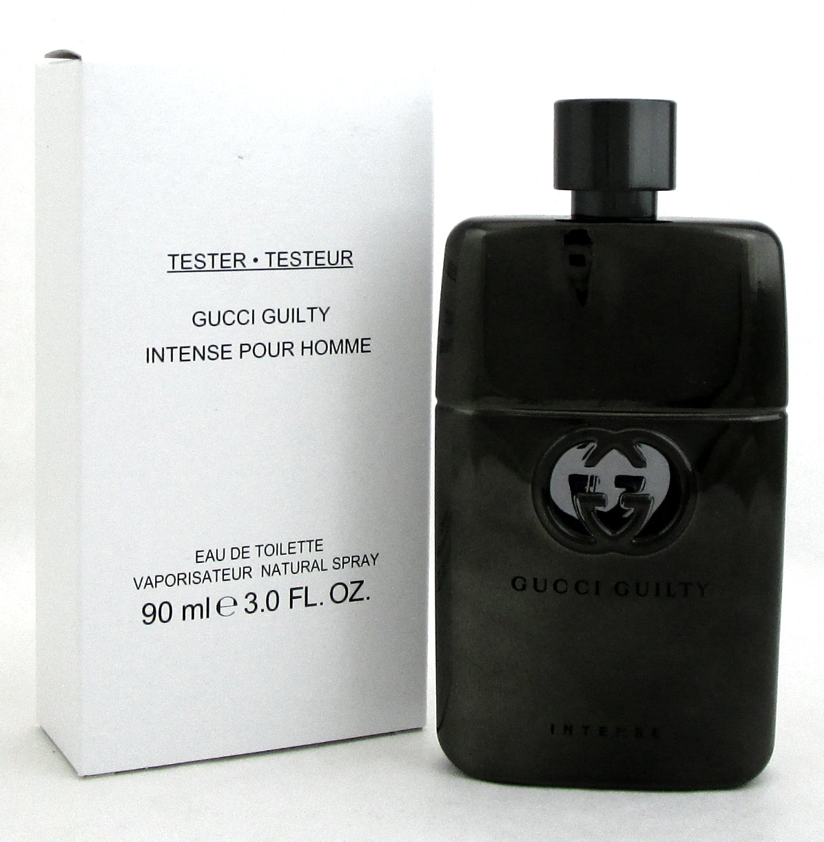 Gucci Guilty Intense Pour Homme 3.0oz. Eau de Toilette Spray New Tester with Cap