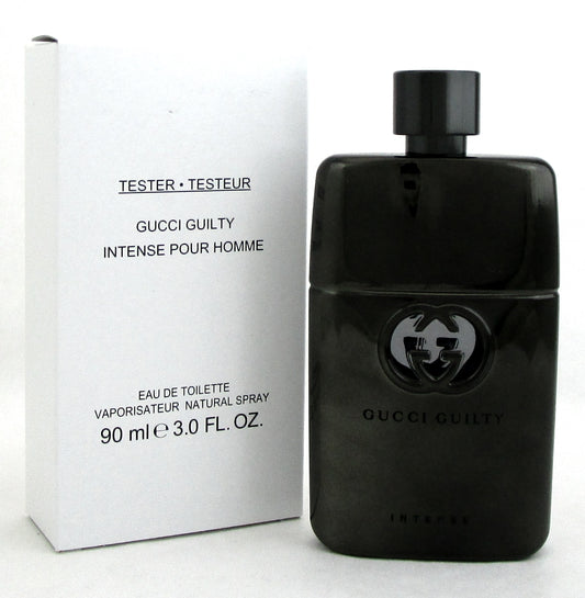 Gucci Guilty Intense Pour Homme 3.0oz. Eau de Toilette Spray New Tester with Cap
