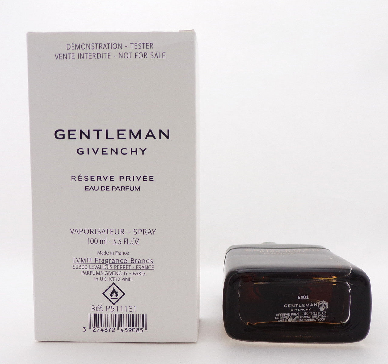 Givenchy Gentleman Reserve Privee 3.3 oz. Eau de Parfum Spray for Men New Tester w/Cap