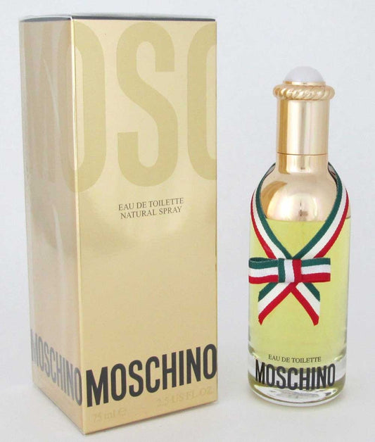 Moschino by Moschino Eau De Toilette Spray for Women 2.5 oz Sealed.
