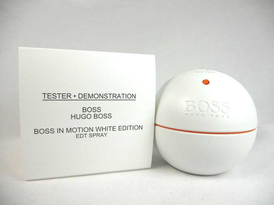 Boss In Motion White by Hugo Boss 3.0 oz / 90 ml EDT Spray *Tester