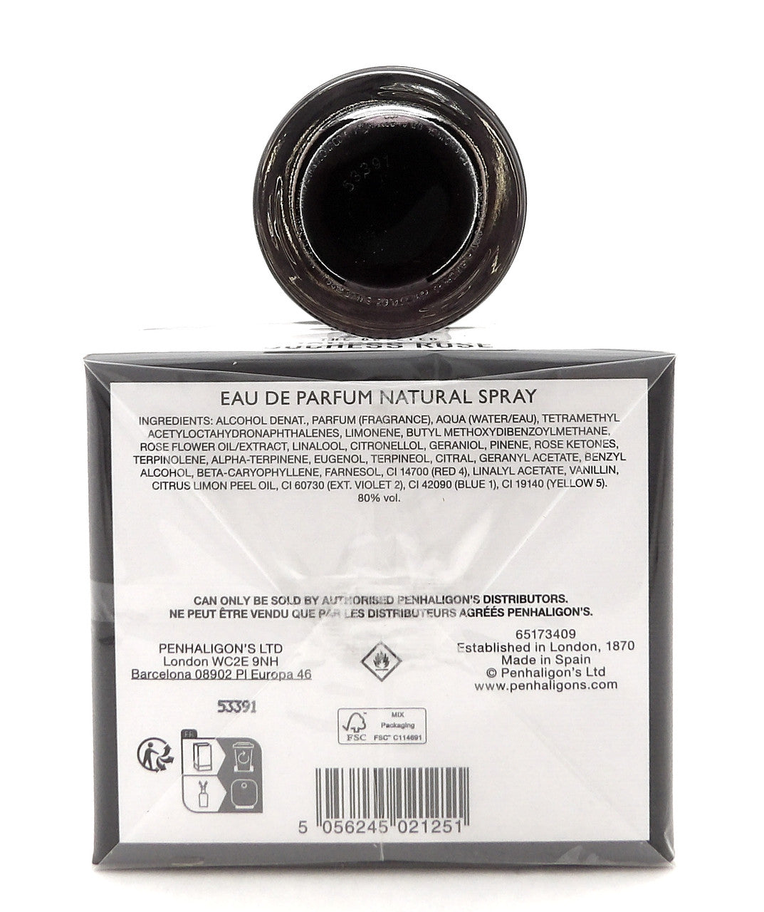 THE COVETED DUCHESS ROSE by Penhaligon's 2.5 oz EDP Spray Unisex. New Sealed Box