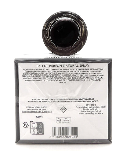 THE COVETED DUCHESS ROSE by Penhaligon's 2.5 oz EDP Spray Unisex. New Sealed Box