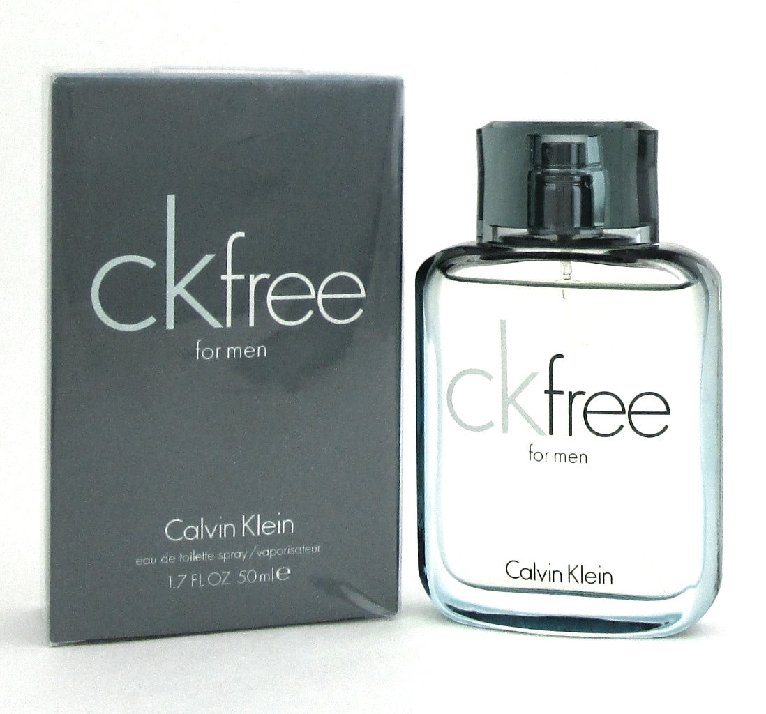 CK FREE for Men by Calvin Klein 1.7 oz. Eau de Toilette Spray. NEW Damaged Box.