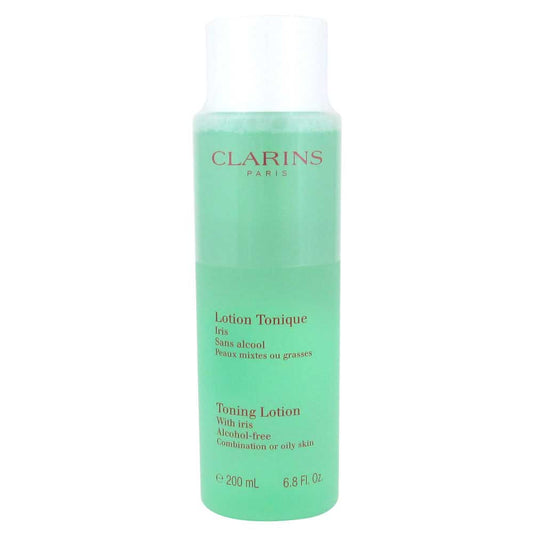 Clarins Toning Lotion w/Iris Alcohol Free Combination or Oily 6.8 oz
