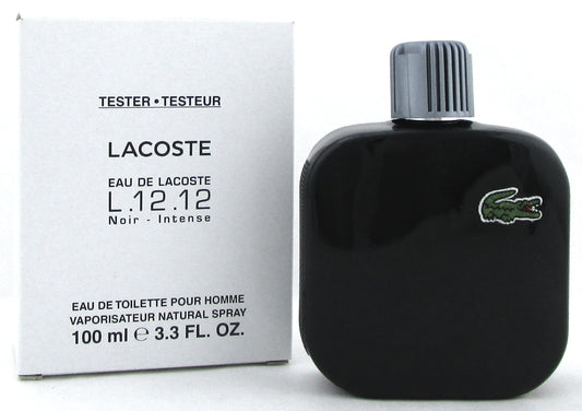 Eau de Lacoste NOIR Intense L.12.12 by Lacoste EDT Spray for Men 100 ml./ 3.3 oz. New Tester