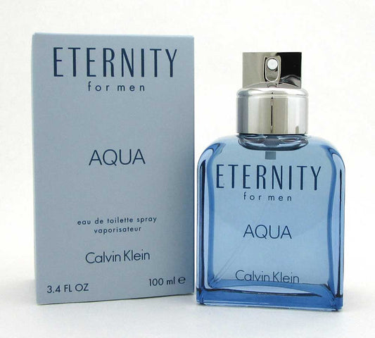 Eternity Aqua Calvin Klein Eau de Toilette Spray 3.4 oz.Men.Sealed Box