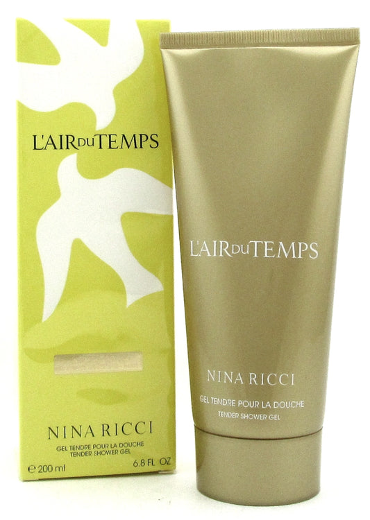 L'air du Temps by Nina Ricci 6.8 oz Tender Shower Gel for Women. New Sealed Box.