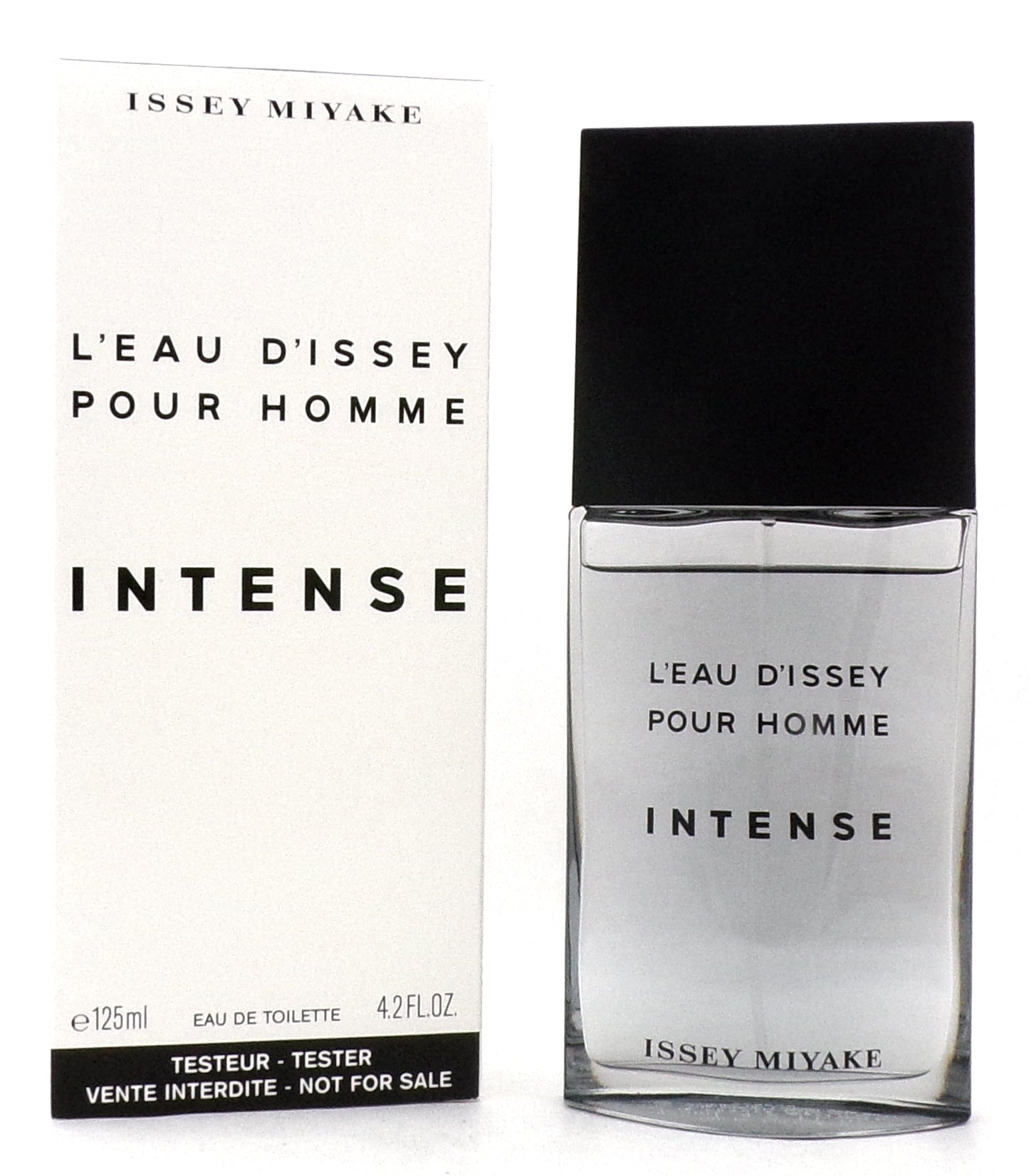 L'eau D'Issey Pour Homme Intense by Issey Miyake 4.2 oz EDT Spray for Men. New Tester w/Cap