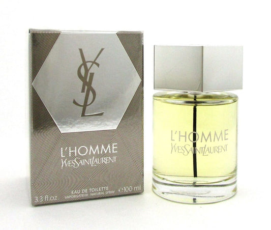 L'Homme Yves Saint Laurent 3.3 oz/100 ml Eau de Toilette Spray for Men. New Box