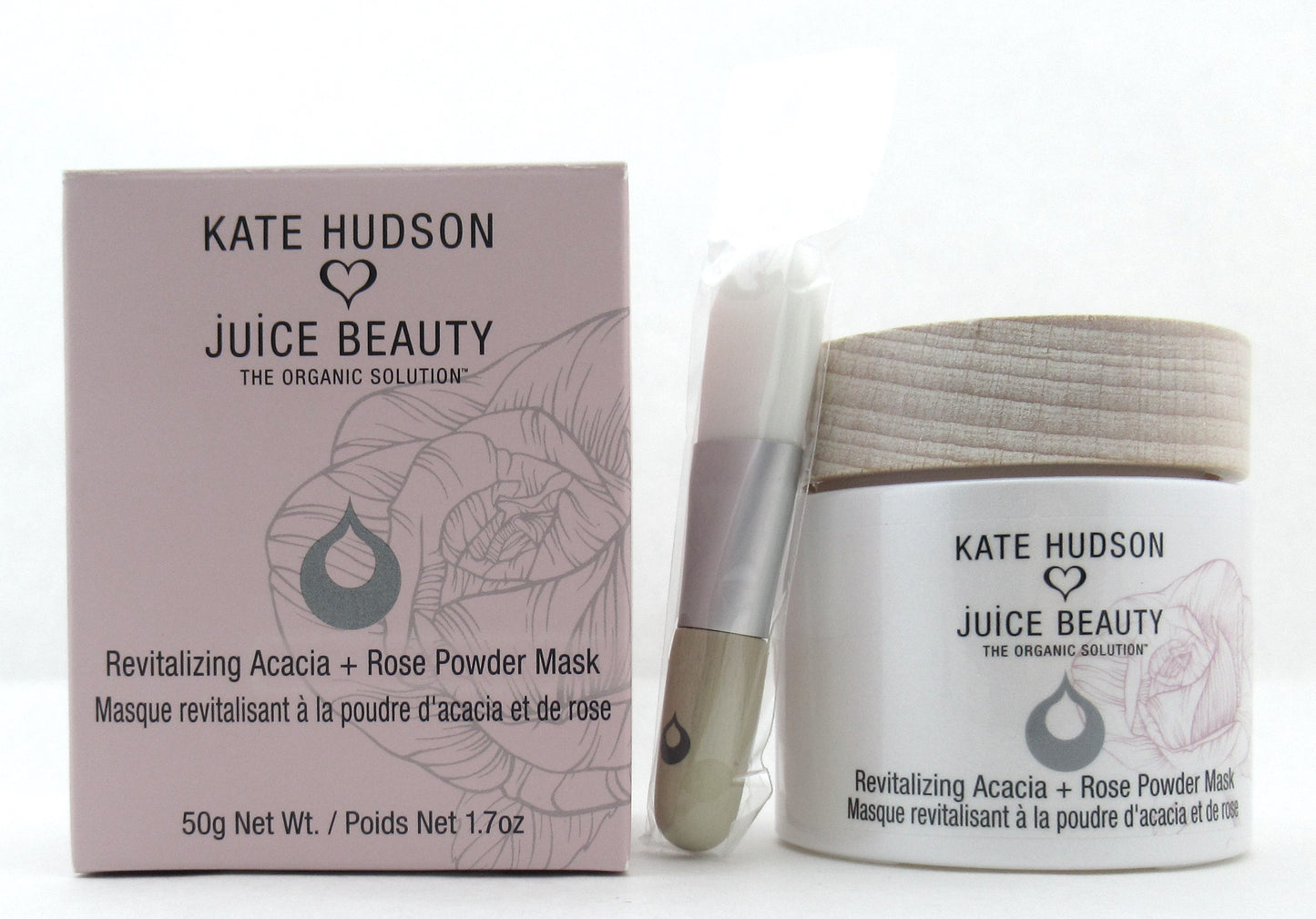 Kate Hudson Juice Beauty Revitalizing Acacia & Rose Powder Mask 1.7 oz. New