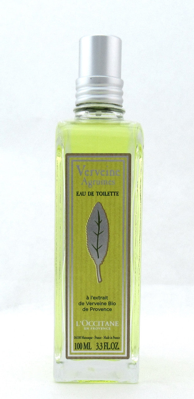 L'OCCITANE Citrus Verbena Eau de Toilette Spray 100 ml./ 3.3 oz. NO BOX