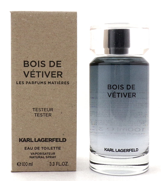 Bois de Vetiver by Karl Lagerfeld 3.3 oz. Eau de Toilette Spray for Men. New Tester w/Cap