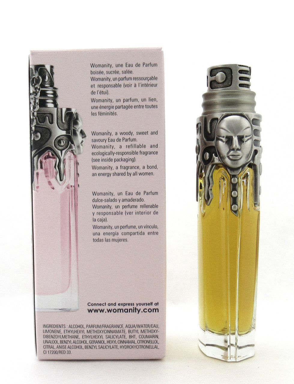 WOMANITY by Thierry Mugler EDP Spray Refillable 50 ml./ 1.7 oz. NO Celllophane Discontinued Rare