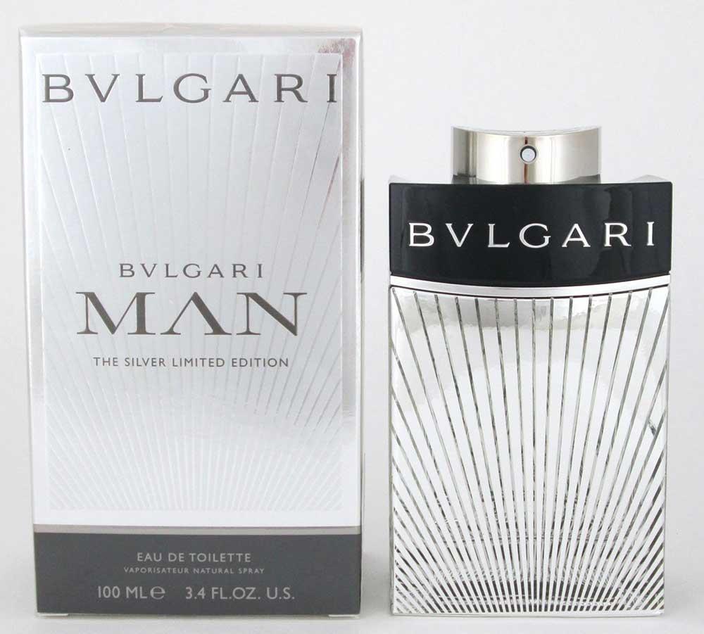 Bvlgari Man by Bvlgari EDT Spray Silver Limited Edition 3.4 oz. NIB