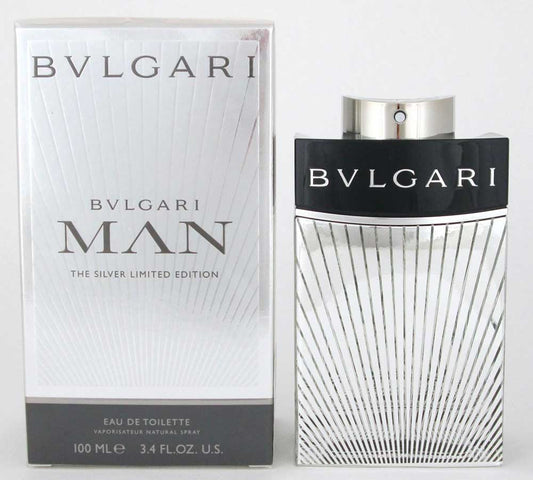 Bvlgari Man by Bvlgari EDT Spray Silver Limited Edition 3.4 oz. NIB