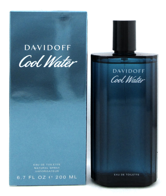 Cool Water by Davidoff 6.7 oz./200 ml. Eau de Toilette Spray for Men. New Sealed