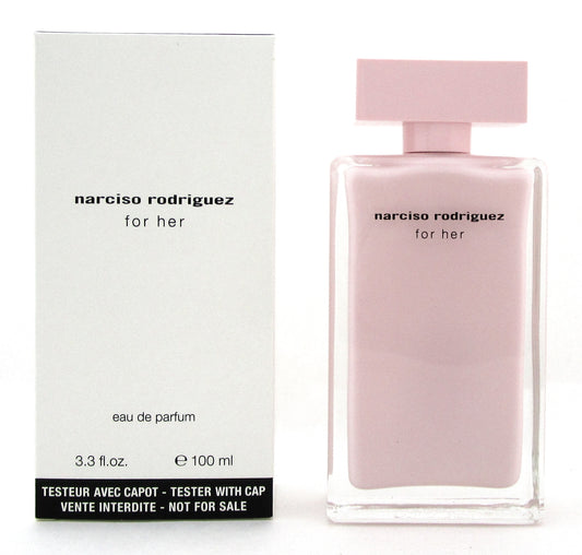 Narciso Rodriguez for Her 3.3 oz./100 ml. Eau de Perfum Spray. New Tester w/Cap