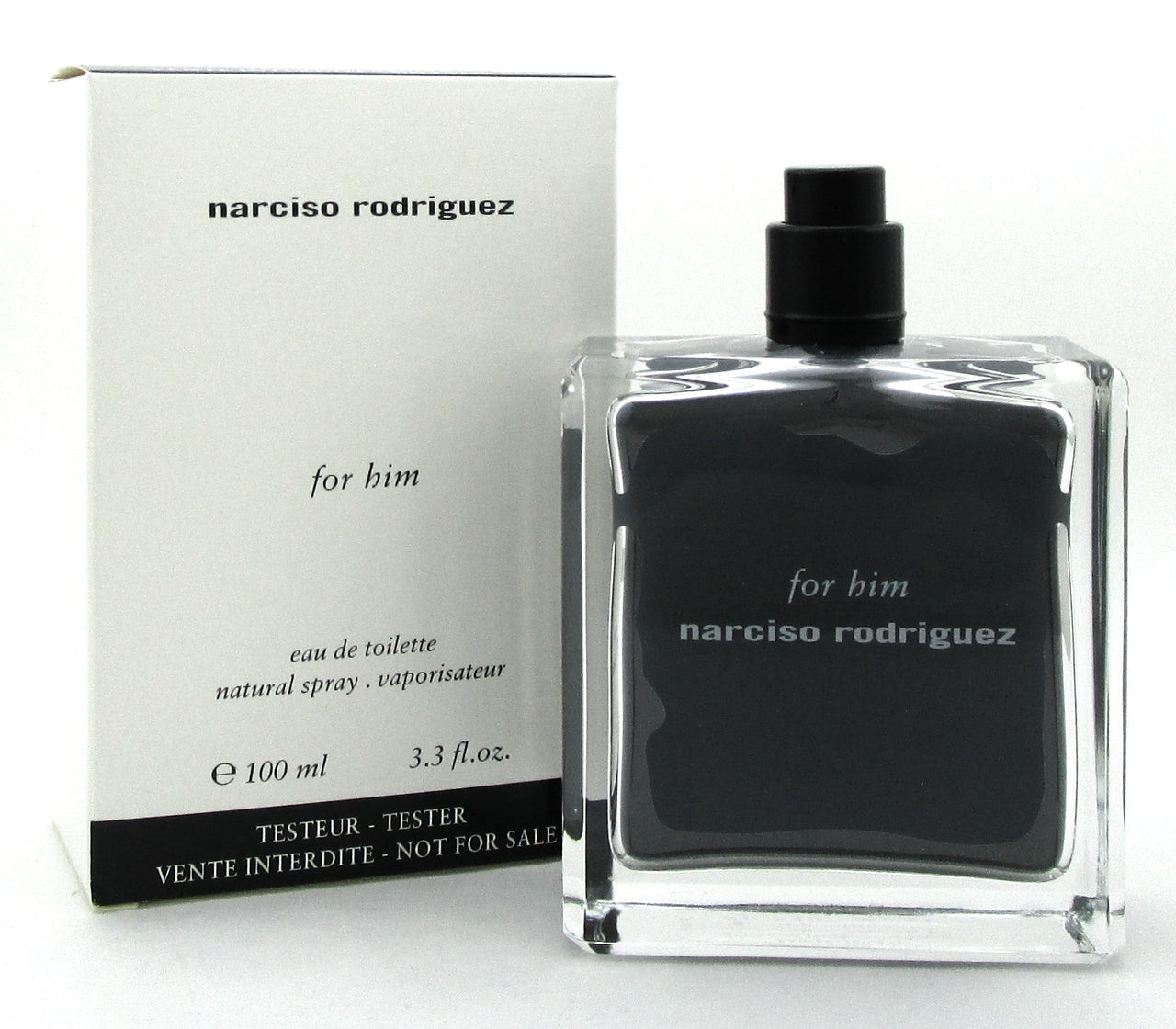 Narciso Rodriguez for Him Cologne 3.3 oz./ 100 ml EDT Spray for Men. New Tester.