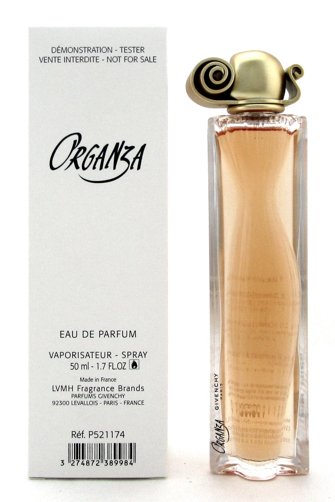 Organza by Givenchy Eau De Parfum Spray 1.7oz./ 50ml. Tester.