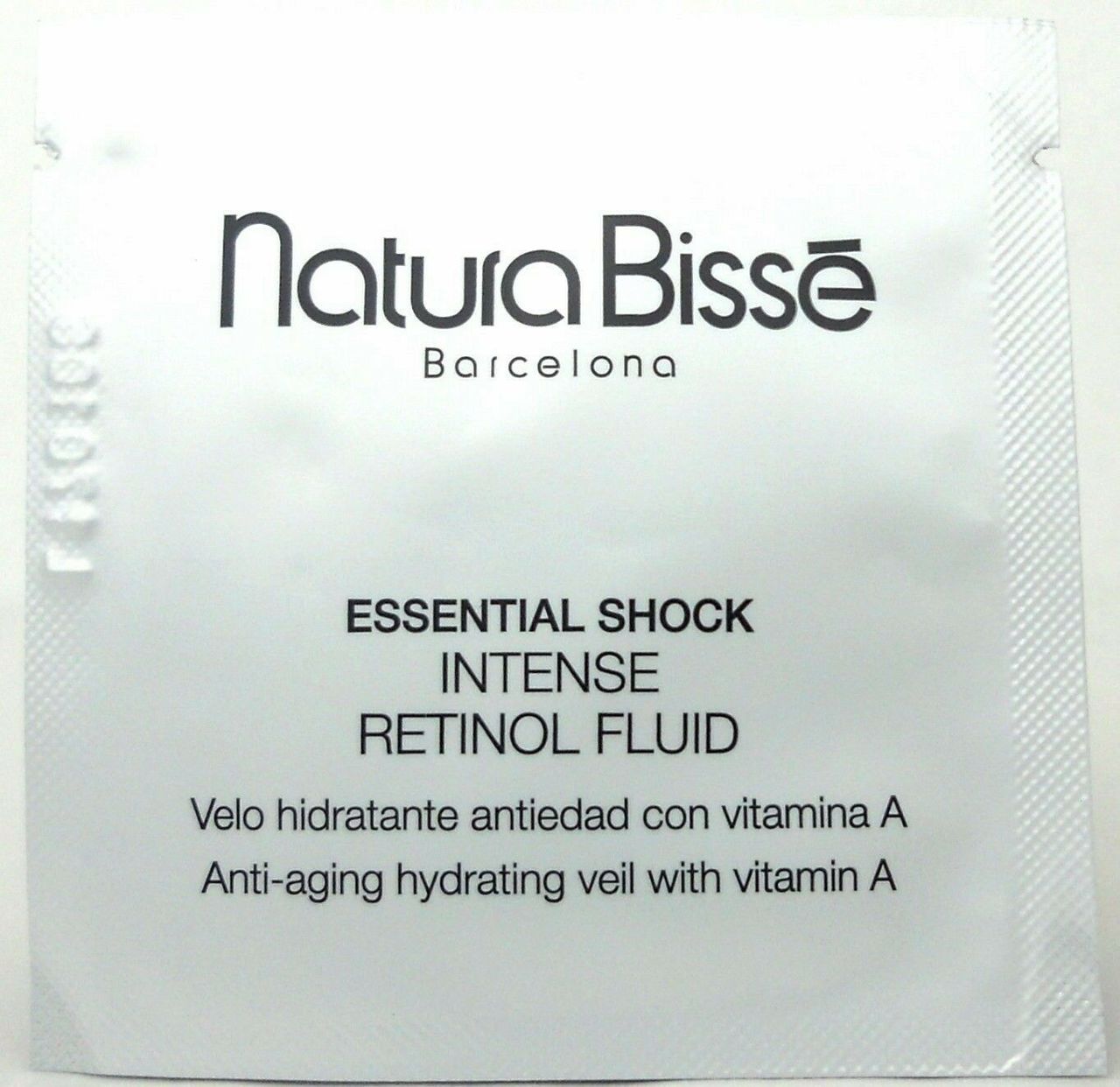 Natura Bisse Essential Shock Intense Retinol Fluid Sample 2 ml. Lot of 10 PCS
