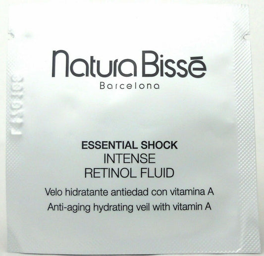 Natura Bisse Essential Shock Intense Retinol Fluid Sample 2 ml. Lot of 10 PCS