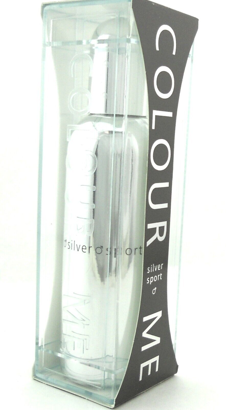 Colour Me SILVER SPORT by Milton-Lloyd 3.0 oz.EDP Spray Men New in Sealed Box