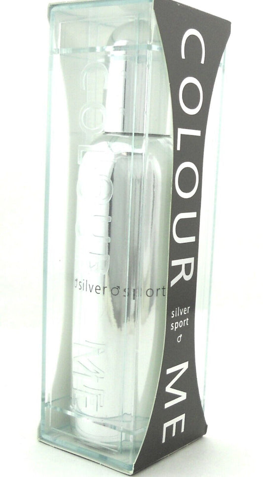 Colour Me SILVER SPORT by Milton-Lloyd 3.0 oz.EDP Spray Men New in Sealed Box