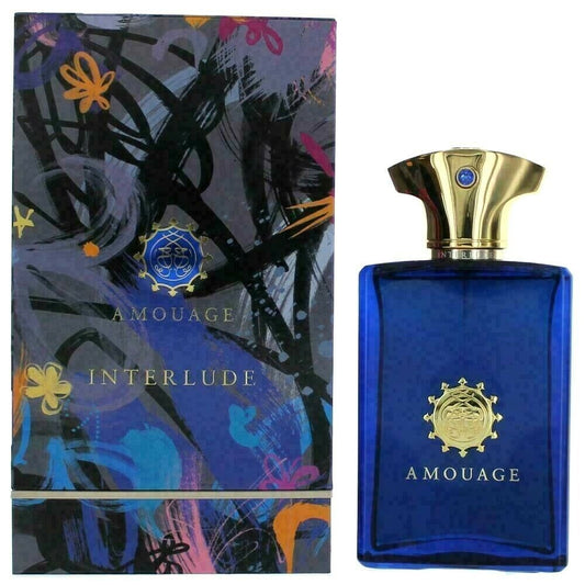 Amouage Interlude Men by Amouage 3.4 oz EDP Spray Imperfect Box. Sealed